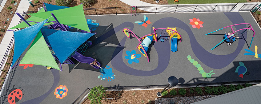 Vibrant Playground at Sapling Grove Apartments